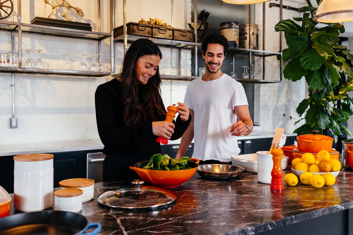 Expert meal preparation demonstration